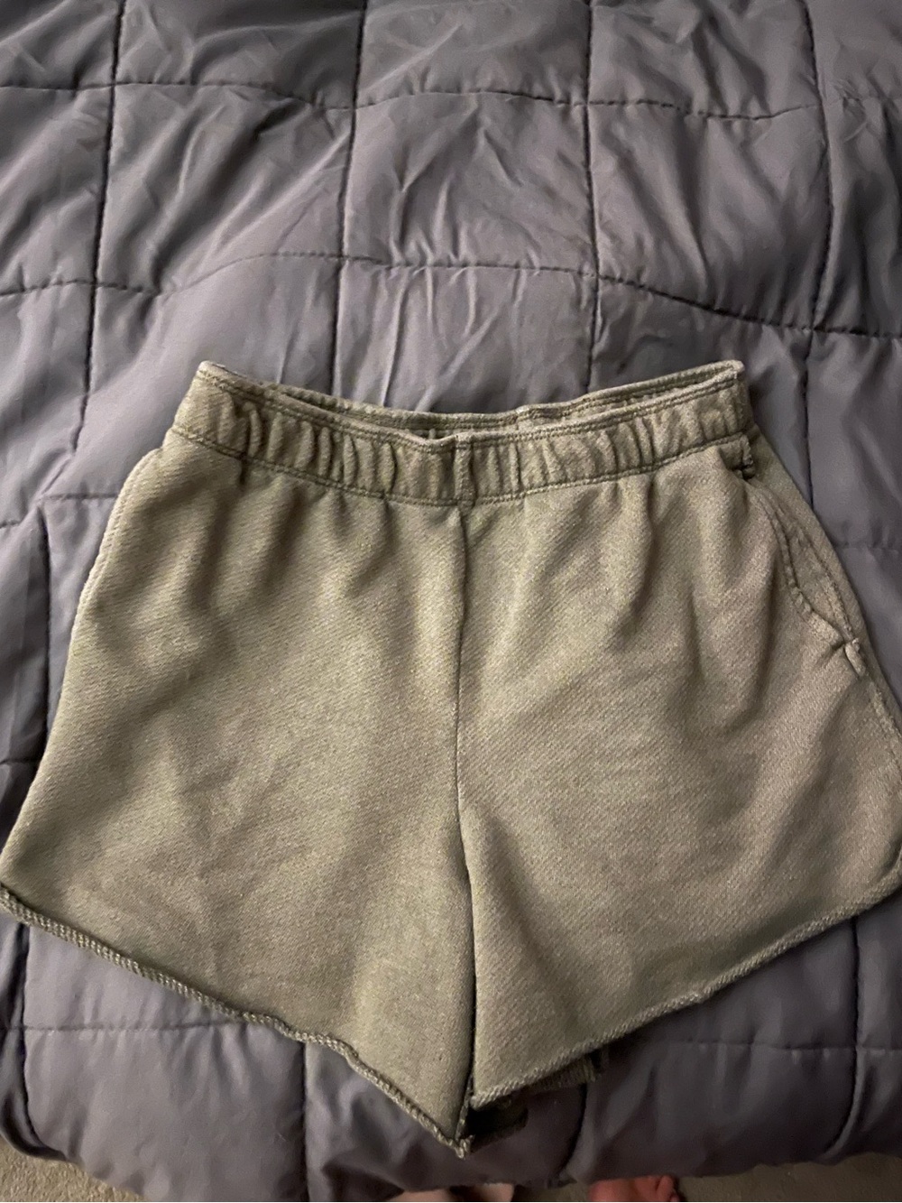aerie Olive Green Lounge Shorts